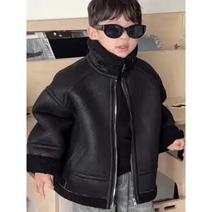 The Ultimate Cool & Warm Gift! Boys Jacket |   Boys Winter Coat Plush Lined With Shearling |   Heavy Duty Machine Washable Jacket For Kids & Teens |   Gifts For Black Friday, Christmas |   Sizes 8-15 Years