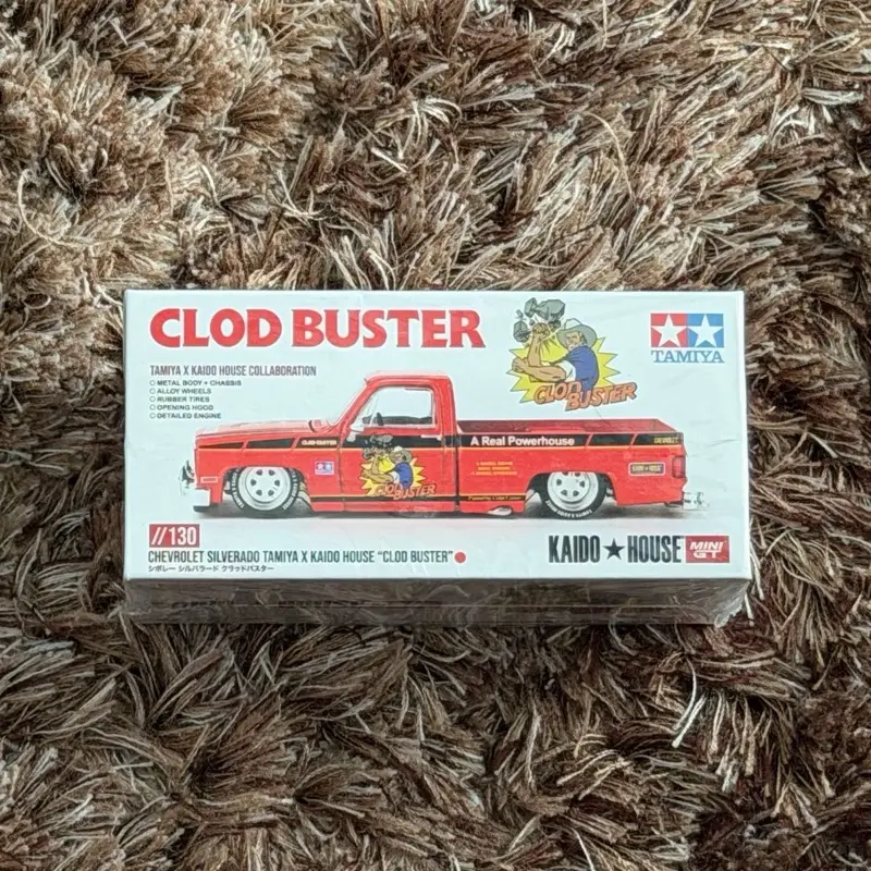 Tamiya Kaido House Mini GT Chevrolet Silverado Clod Buster Squarebody 1/130 Scale Collectibles Model Car Kit
