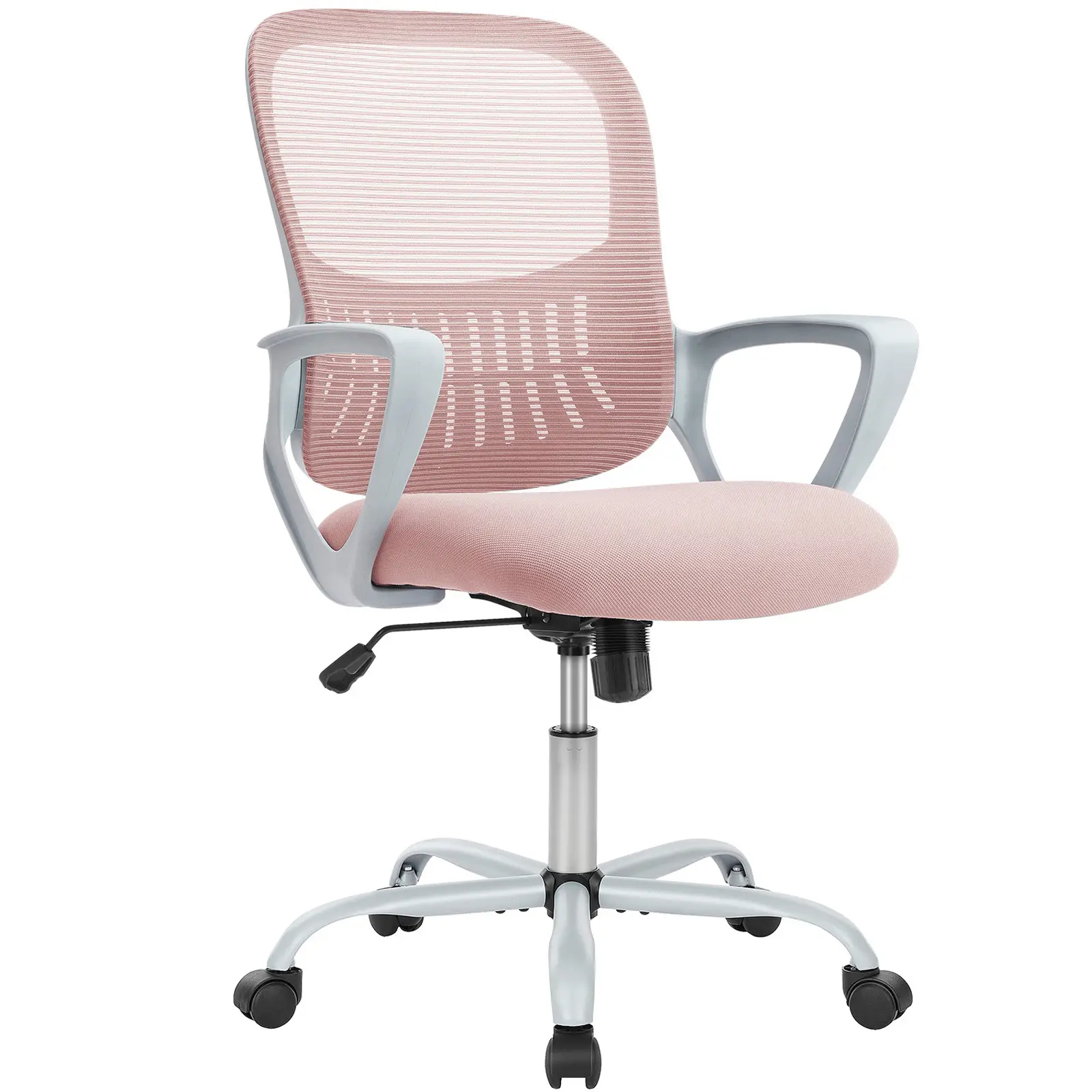 Fixed armrest and wheel-Pink