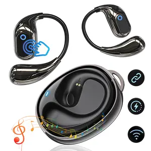 Wireless Earbuds, True Wireless Earbuds, Bluetooth 5.4 Earhook Sport Headphones, 30H Long Battery Life, ENC Noise Cancelling Mic, IP65 Water & Sweat Resistant, Perfect for Running, Exercise, and Daily Commute