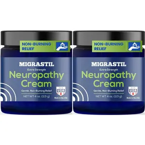 【BUY 1 GET 1 FREE】Migrastil Neuropathy Cream - Soothing Cream for Feet, Legs, Hands, Etc. Aloe Shea Butter Gentle Clove Moisturizing Body Care Daily