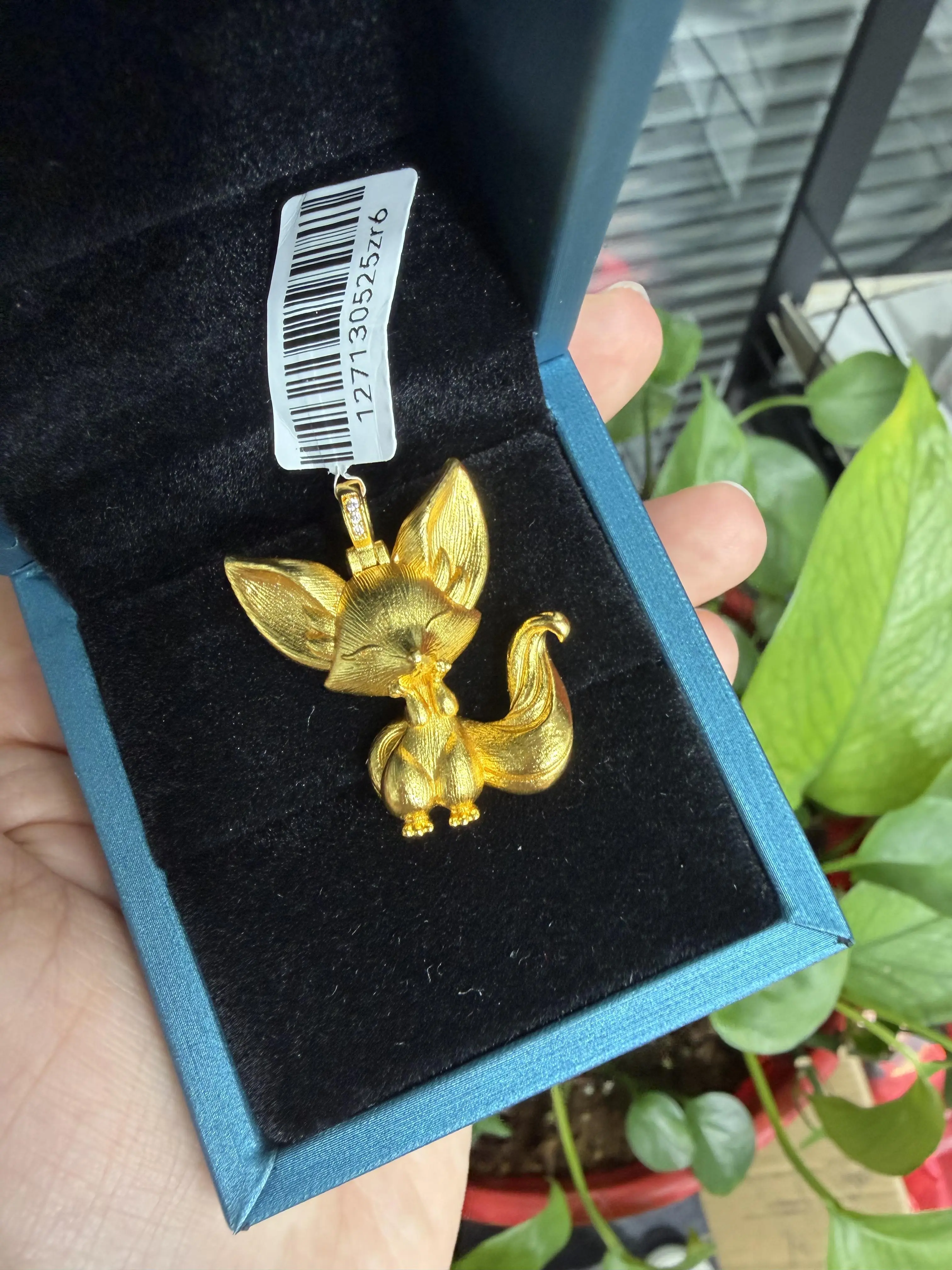 Kylie(11301)gc.sandgold Fox pendant