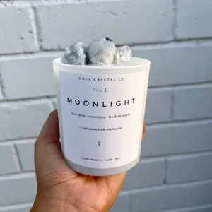 Moonlight Crystal Candle