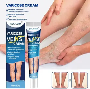 Varicose Veins Cream for Varicose Veins Relief of Bulging Blood Vessels in Legs - Hydrating Moisturizer for Smoother Skin & Improved Circulation