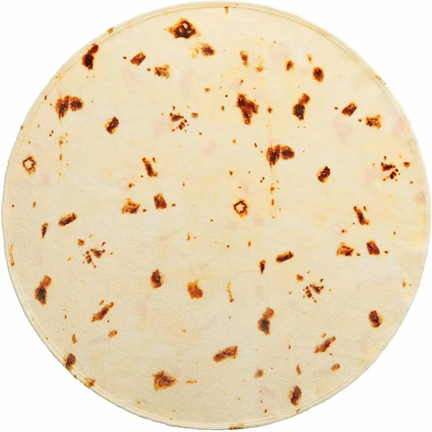 Burritos Pattern Blanket, 1/5 Counts Portable Soft Breathable Comfortable Throw, Comfy Bedding for Halloween Decor, Funny Gift for Boys and Girls