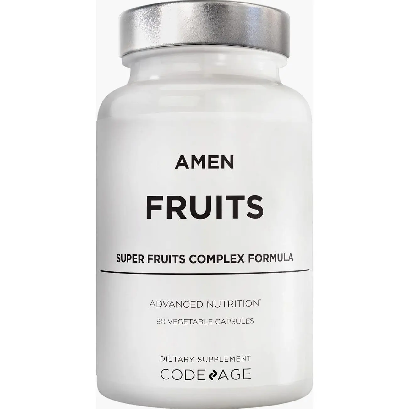 Amen Fruits, Daily Fruits Vitamins Supplements, Over 20 Whole Fruit Extracts - Raw Multivitamin, Berries, Antioxidant Polyphenols Superfood & Flavonoids - Non-GMO - 90 Capsules