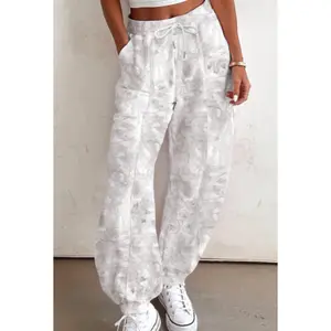 Camo Baggy Drawstring Jogger Pants
