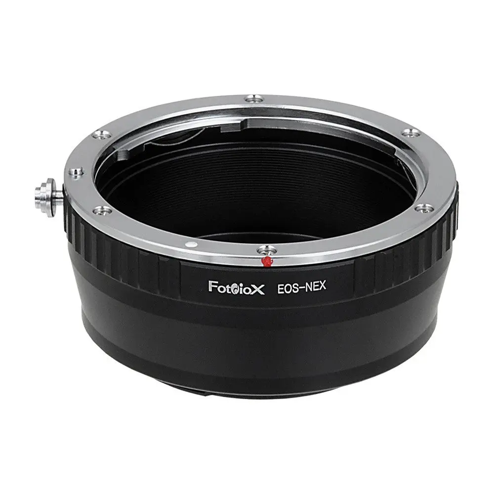 Fotodiox Metal Manual Lens Mount Adapter - Canon EOS (EF/EF-S) DSLR Lens to Sony Alpha E-Mount Mirrorless Camera Body, High-Tolerance Precision Craftsmanship, 24-Month Warranty, Camera Accessory