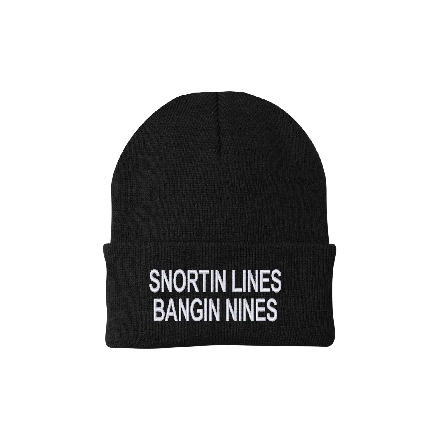 Snortin Lines Banging Nines Beanie casual warm