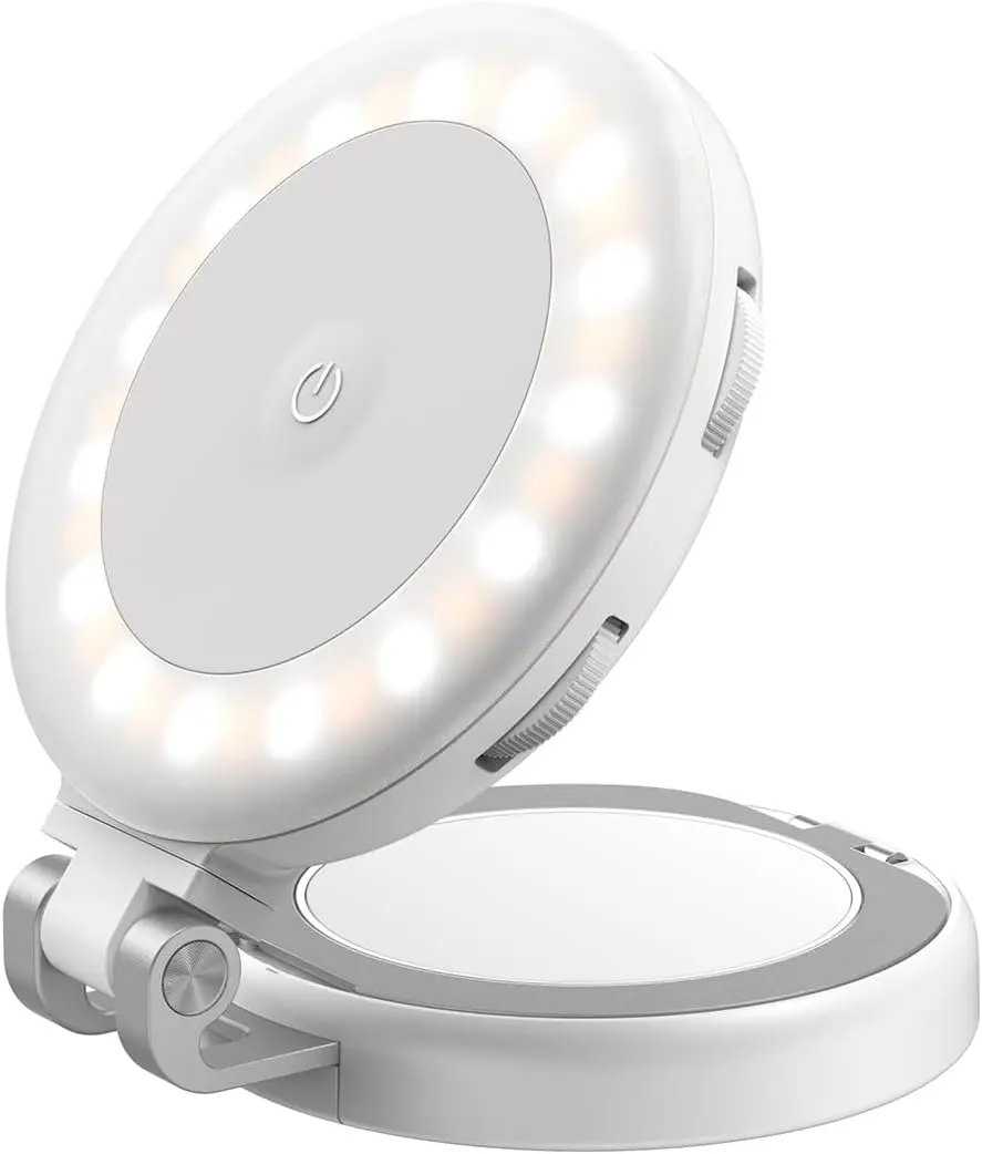 SmallRig M2 Magnetic Selfie Phone Light - 2-in-1 LED Video Light and Phone Stand, Quick Magnetic Attachment, 360° Pan & 180° Tilt, Bi-Color Soft Diffused Light with USB-C, Portable 90min Runtime
