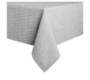Martha Stewart Honeycomb Modern Farmhouse 60"x102" Tablecloth
