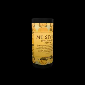 Mt Siyeh Coffee - Single Origin Medium Blend with Typica Bourbon & Arusha Varietals for Distinctive Papua New Guinea Profile 100% Instant Coffee 1.0 oz Beverage
