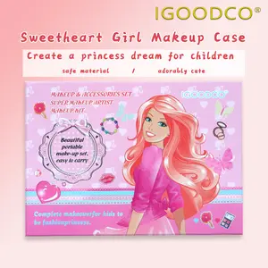 IGOODCO  Children's Cosmetics Makeup Kit Suit Stage Makeup Birthday Gift