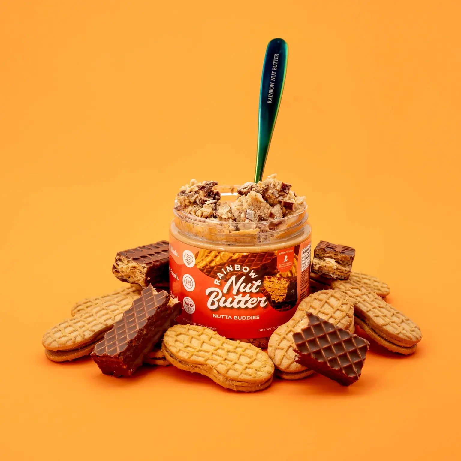 Nutta Buddies Peanut Butter Treat Flavor Sweet THIS ITEM WILL ARRIVE MELTED! ALL OF THE CHOCOLATE WILL MELT IN THE HEAT! PLEASE DON'T BUY IF YOU ARE