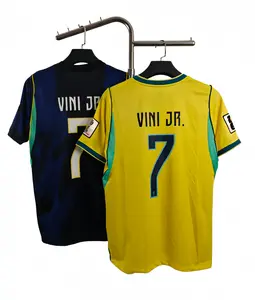 2026 Hot Football Jersey Brazil No.7 Home & Away , Durable & Shape Retaining Soccer Jersey