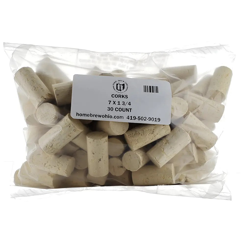 # 7 Straight corks 13/16" x 1 3/4" Bag of 30