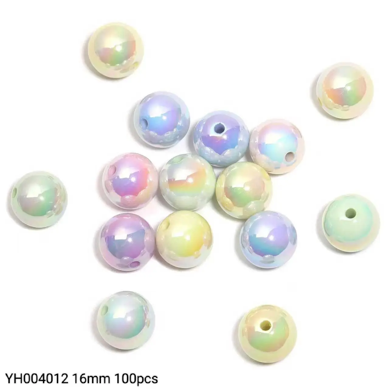 YH004012 16mm 100pcs Beads 