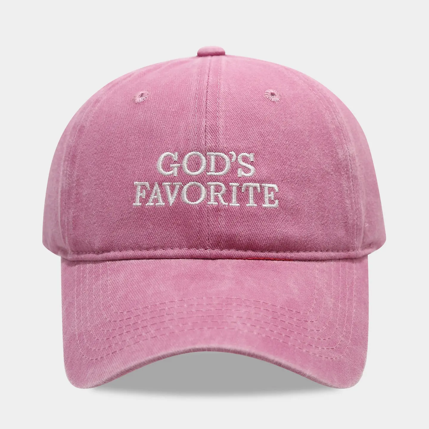 GOD letters in pink