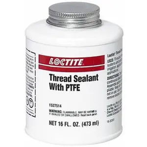 Loctite 16 Fluid Ounce Brush Top Can, White, Paste Chemical Pipe Thread Sealant Series 5113 1527514
