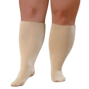 Wide Diabetic Socks for Men Women Plus Size, Extra Long Edema Sock with Thickened Sole, Non-Binding Loose Fit Socks for Swollen Feet, Lymphedema,Neuropathy- 3 Pairs Light Skin Tone aroma scented