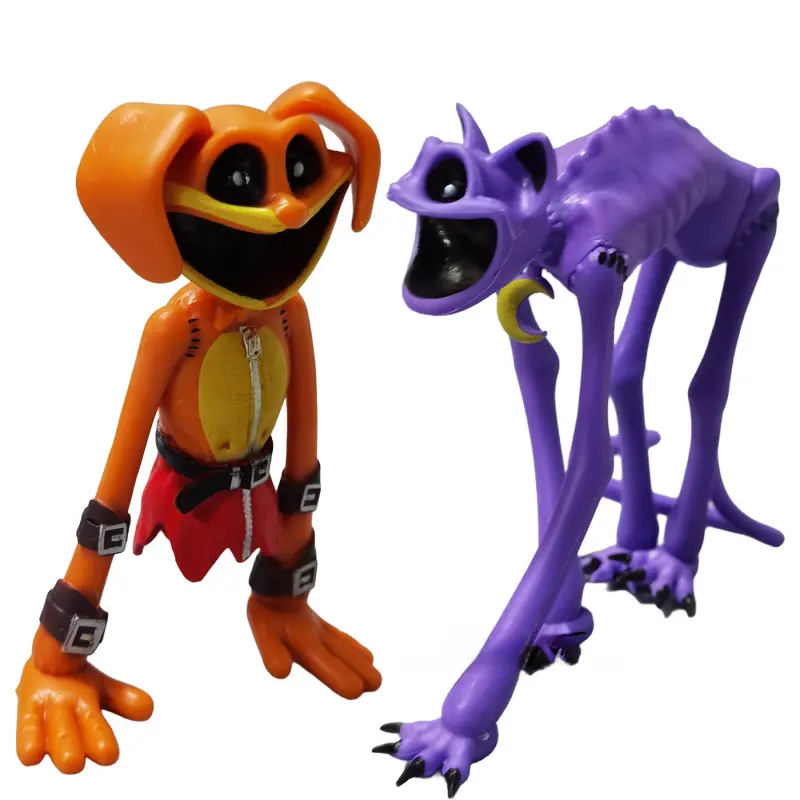 2pcs Smiling Critters Figure Toy Anime Catnap Dogday Figurine Cartoon Terror Monster Model Doll PVC Collection Gift