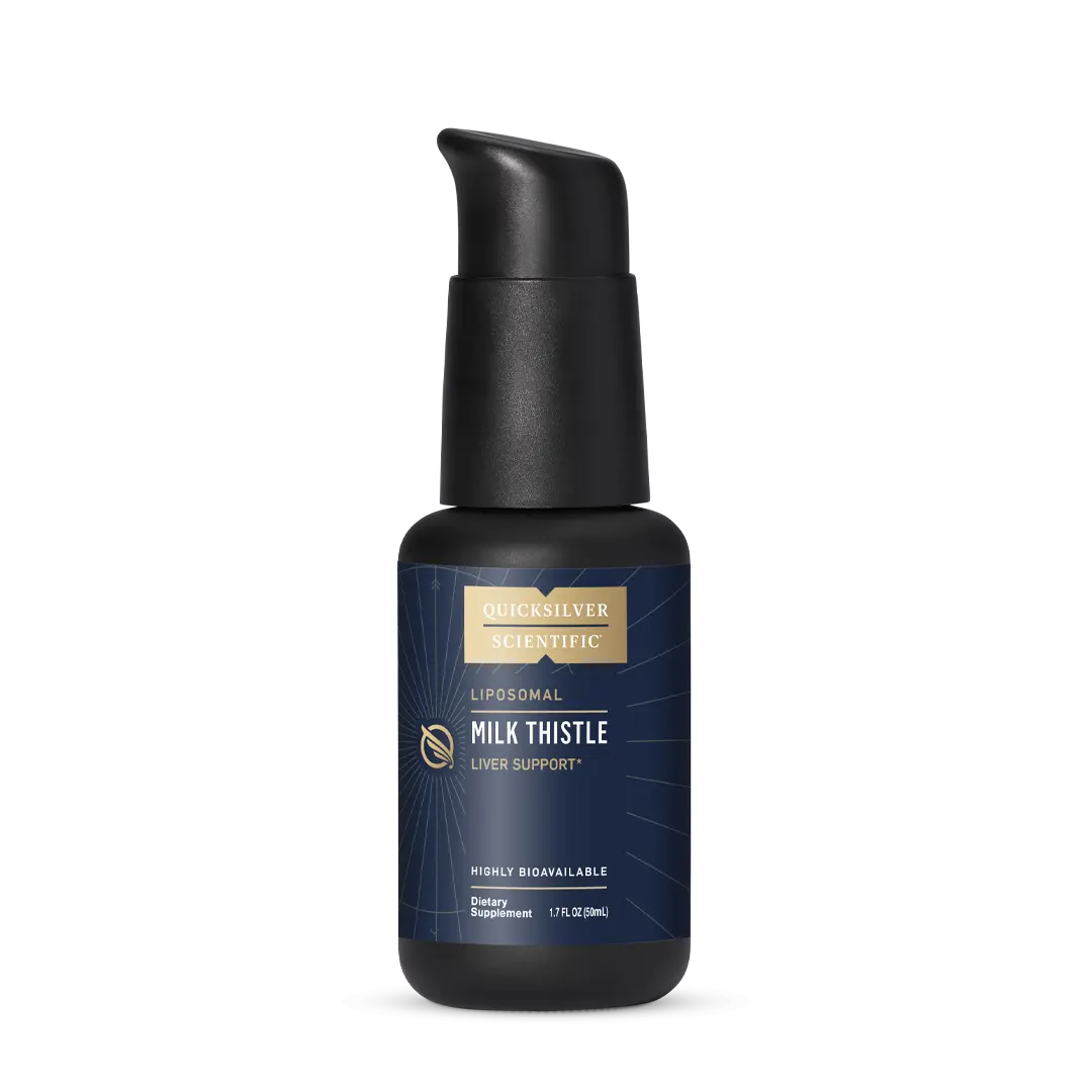 Quicksilver Scientific Nanoemulsified Milk Thistle - Silymarin Liquid with Liposome Delivery System - Immune, Detox + Liver Cleanse Support