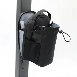 Magnetic Water Bottle Bag for Gym Outdoor Sports Phone and Cup Single Shoulder Crossbody Bag for Men