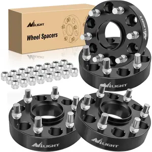 Nilight 1.5 in Hubcentric Wheel Spacers (4PCS) - 6x5.5 Bolt Setup, M14x1.5 Studs, 78.1mm Bore, for 1999-2019 Chevy Silverado GMC Sierra 1500 Yukon XL Avalanche Tahoe Suburban, Truck Accessories, Automotive Tire Repair & Fitting Tool