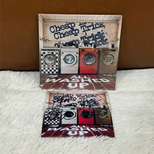 CHEAP TRICK: ALL WASHED UP CD BRAND NEW SIGNED AUTOGRAPHED CARD FULL BAND
