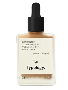 Typology Paris Glow Drops with 5% Vitamin C + Aloe Vera - Tinted-7001