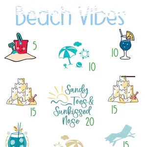Beach Vibes Savings Tracker