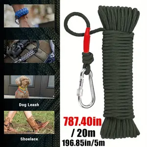 787.40in Outdoor Nylon Rope, Durable & Versatile for Camping, Fishing, Gardening, and More, Ideal for Multiple Uses