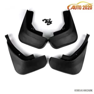 CROSSDESIGN Front Rear Mud Flap Splash Guard Mudguard 4pcs Fit For 06-2010 Audi A6(C6) Sedan