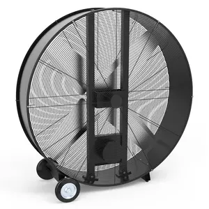 GARVEE High Velocity Drum Fans: 42" 14900 CFM & 24" 5700 CFM Heavy Duty Air Circulators with 2-3 Speeds, Ideal for Industrial, Commercial, Gym, and Garage Use, Featuring Durable Metal Design and 360° Tilt