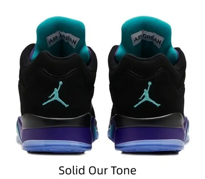 Retro Street Low Cut Sport Sneakers Black Purple Teal Accents Mens Womens Comfort Cushioning Breathable Mesh Suede Sneakers Wear Resistant Clear Rubber Outsole All Season Walking Basketball Casual Lifestyle Shoes