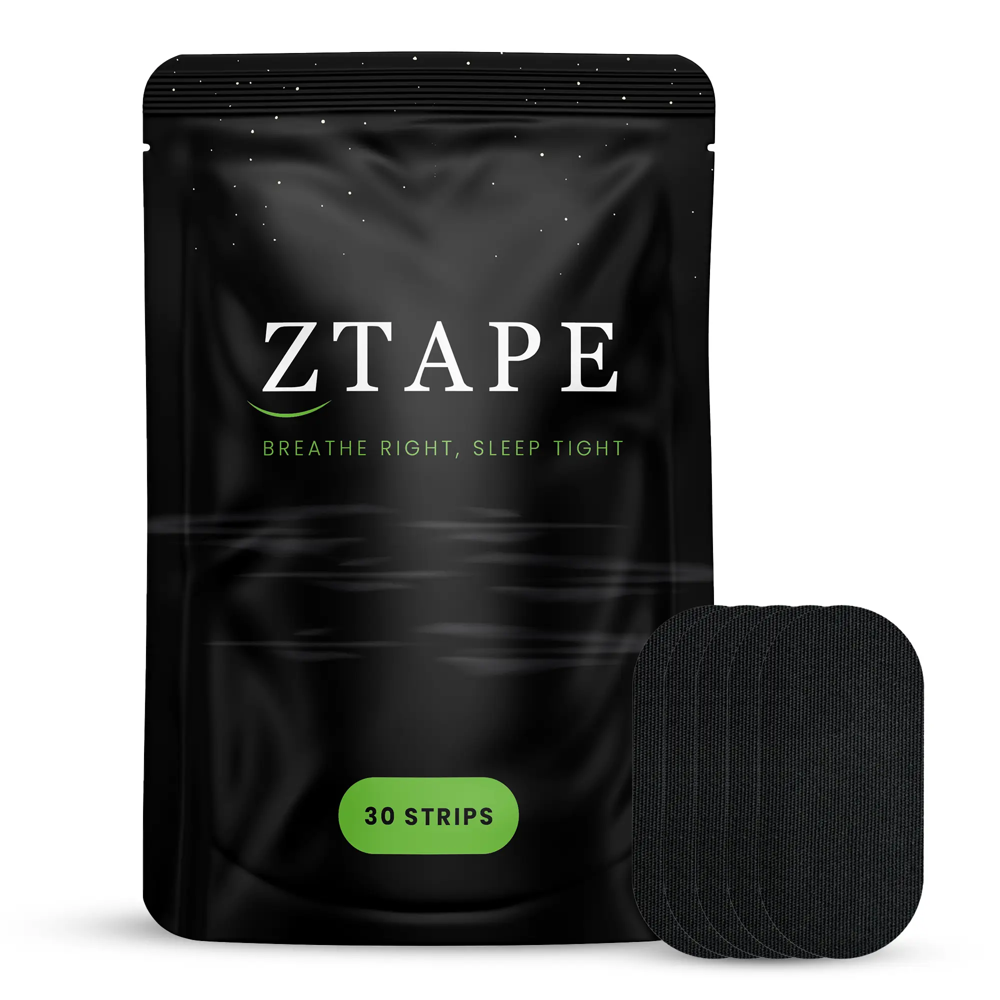 Mouth Tape Z - 30-Pack Hypoallergenic Sleep Strips for Snoring, Better Sleep, & Mouth Breathing | Skin-Friendly, Latex-Free, Medical-Grade Adhesive