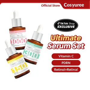 [Cosyuree] Ultimate Serum Kit – Retinol, Retinal, Peptide, PDRN, Panthenol, Vitamin C + Ceramide | K-Beauty Anti-Aging, Dark Spot Care & Skin Barrier Support Bundle