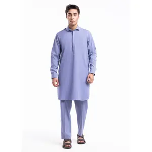 Ink-Blue-Blended-Kurta Trouser - (MP2PSBW25ADN23) BIN 55 M12