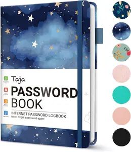 Password Keeper Book with Alphabetical Tabs – Compact Password Notebook for Seniors