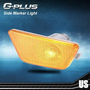 FIT FOR CHEVY CRUZE FRONT BUMPER MOUNTED SIDE MARKER LIGHT ASSEMBLY RIGHT Side Lights G-PLUS