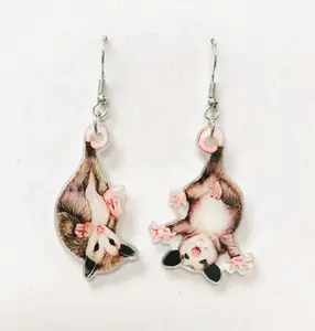 Baby Opossum Earrings