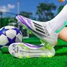 Professional Breathable Soccer Shoes Soccer Cleats Fg/ag Long Nails Artificial Grass Turf Shoes, TF Soccer Shoes, Anti-Slip Sporty Sneakers for All Seasons, Durable Outdoor Indoor Football Boots, Sports Shoes, Football Field Boots