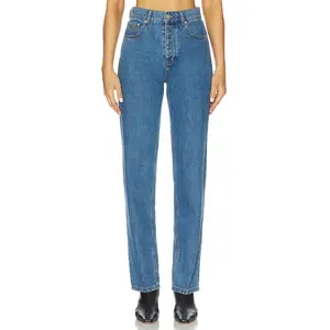 By Malene Birger Chicago Straight Leg in Mid Denim Blue