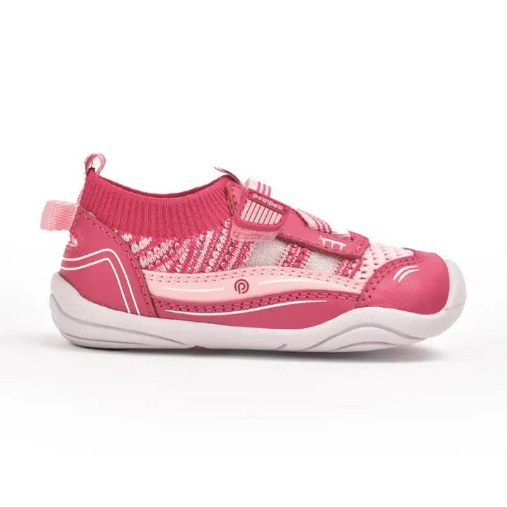Pediped Jupiter - Grip ‘n’ Go Pink Sneakers | Lightweight Breathable Flexibility | American Podiatric Medical Association Approved