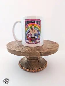 The Finger Tarot Card Coffee Mug