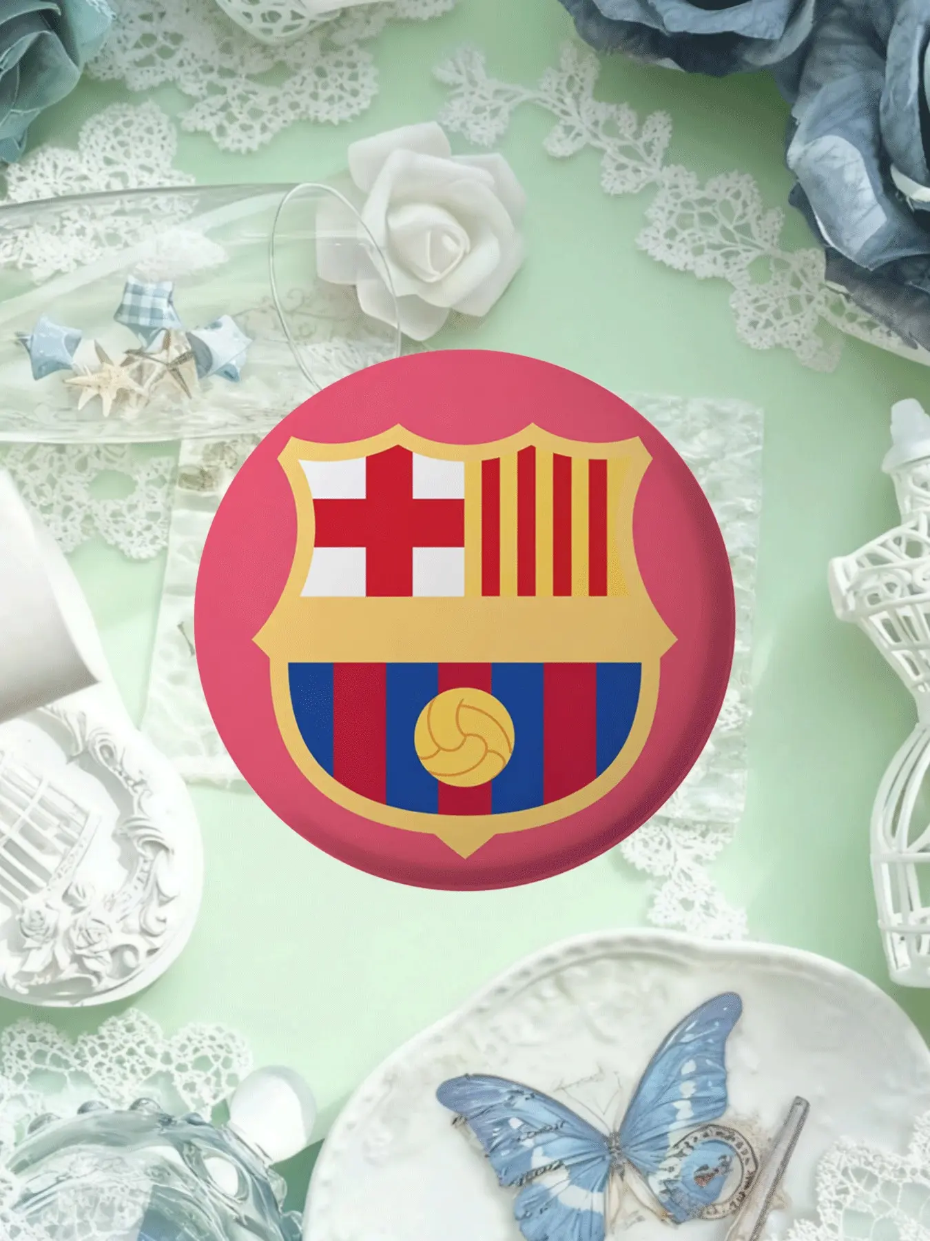 Barcelona Football Club Pin Set, Perfect for Bags Jeans Tees Backpacks Hats, Badge Accessories Gift Decoration, Creative Birthday Present
