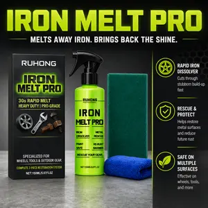 Fast Acting Brake Dust Iron Remover Automotive Rust Removal Spray  Restores Metal Surface Safe Formula for All Paint Wheel and Rim