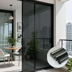 A roll of full shading window privacy film-window privacy film window tone, high-quality PET material, shading heat insulation, modern indoor shading film, Home Office application, high-performance film