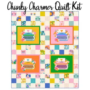 Chunky Charmer Quilt Kit with Best Day Ever from Ruby Star Society