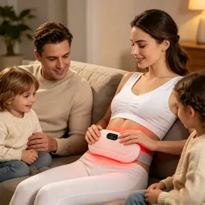 Menstrual Heating Pad Smart Uterus Warmer Belt, Period Heating Pad, Cordless Heating Pad, Electric Waist Belt, Waist Vibrating Abdominal Massager
